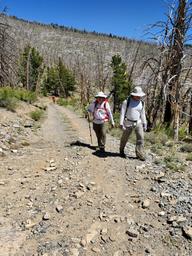 Michelle, jen and stanley exit the burn scar [sat aug 31 13:23:38 mdt 2019]